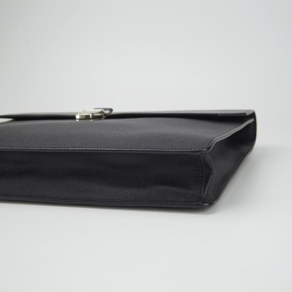 極上★ダンヒル/dunhill【定価15万円程度★カドガン/Cadogan Single Briefcase】ブリーフケース/レザー/ビジネス/バッグ/黒/革/鞄★N5793
