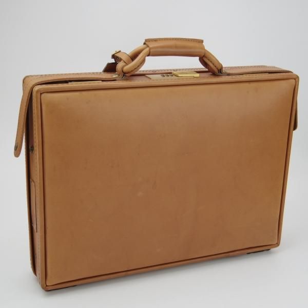 ★(米)ハートマン/hartmann luggage【定価20万円以上★アタッシュケース】ベルティングレザー/メンズ/ビジネス/バッグ/薄茶/鞄★N5797
