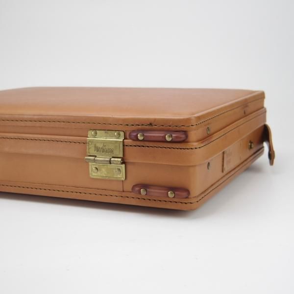 ★(米)ハートマン/hartmann luggage【定価20万円以上★アタッシュケース】ベルティングレザー/メンズ/ビジネス/バッグ/薄茶/鞄★N5797