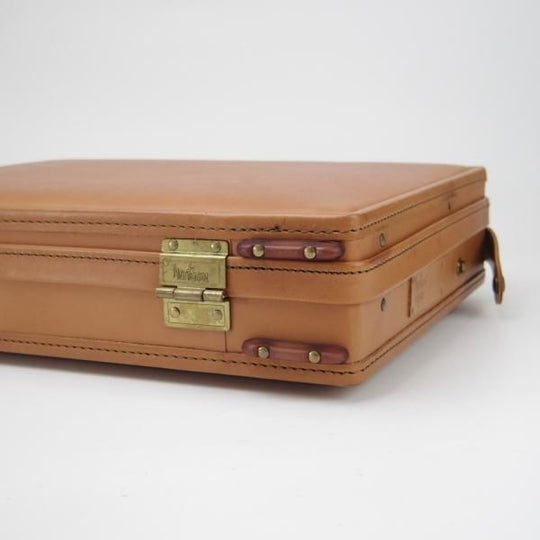 ★(米)ハートマン/hartmann luggage【定価20万円以上★アタッシュケース】ベルティングレザー/メンズ/ビジネス/バッグ/薄茶/鞄★N5797