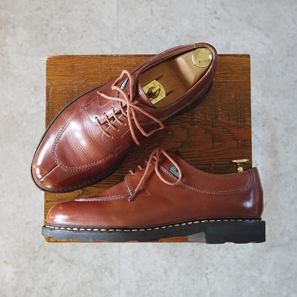 極上★パラブーツ SIZE 5【定価￥71,500-★アヴィニョン/AVIGNON】グリフソール/リスレザー/Uチップ/MARRON/マロン/Paraboot★h781