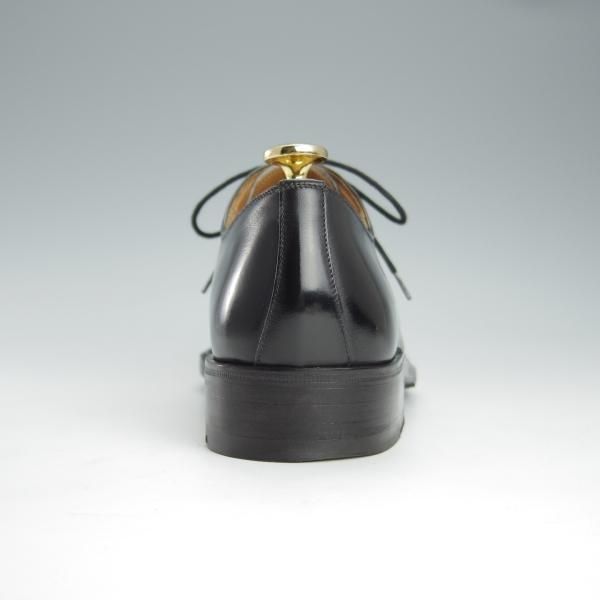 極上★(伊)ボリーニ SIZE 38【貴重★グッドイヤーアルタッコ製法/ホールカット】カーフ/黒/メンズ/Bolini★h783