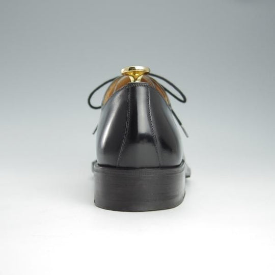 極上★(伊)ボリーニ SIZE 38【貴重★グッドイヤーアルタッコ製法/ホールカット】カーフ/黒/メンズ/Bolini★h783