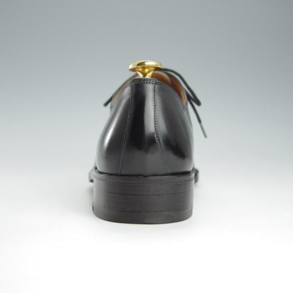 極上★(伊)ボリーニ SIZE 38【貴重★グッドイヤーアルタッコ製法/ホールカット】カーフ/黒/メンズ/Bolini★h783