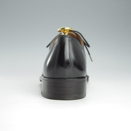 極上★(伊)ボリーニ SIZE 38【貴重★グッドイヤーアルタッコ製法/ホールカット】カーフ/黒/メンズ/Bolini★h783