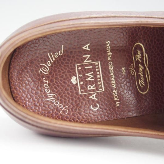 極美品★(スペイン製)CARMINA/カルミナ SIZE 7.5【トレーディングポスト別注★プレーントゥ/919】ROBERTラスト/赤茶/Trading Post★h785