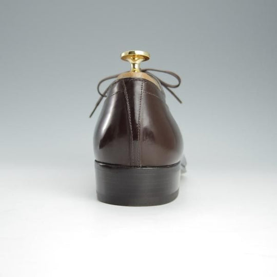 未使用★(伊)アルティオリ SIZE 7【定価15万円以上★パンチドキャップトゥ/濃茶】カーフ/メンズ/ARTIOLI★h790