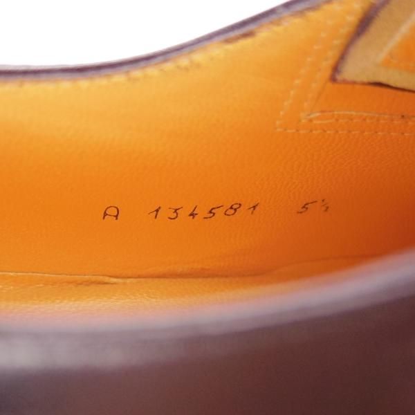 極美品★(伊)タニノクリスチー SIZE 5.5【定価15万円以上★黒〜パープル系パティーヌ/134581】オックスフォードシューズ/TANINO CRISCI★h791