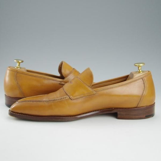 美品★(伊)パオロ・ラッタンジ SIZE 8【定価￥139,650-★ハンドソーンウェルテッド製法/SHIROGANE】ローファー/PAOLO LATTANZI★h794