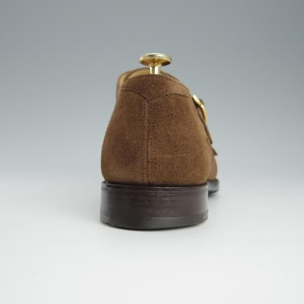 美品★チャーチ 70F/UK7【★LIVERPOOL/108ラスト】ダブルモンク/スエード/茶/メンズ/Church's★h797