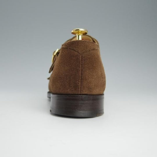 美品★チャーチ 70F/UK7【★LIVERPOOL/108ラスト】ダブルモンク/スエード/茶/メンズ/Church's★h797