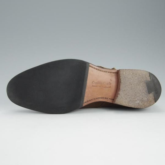 美品★チャーチ 70F/UK7【★LIVERPOOL/108ラスト】ダブルモンク/スエード/茶/メンズ/Church's★h797