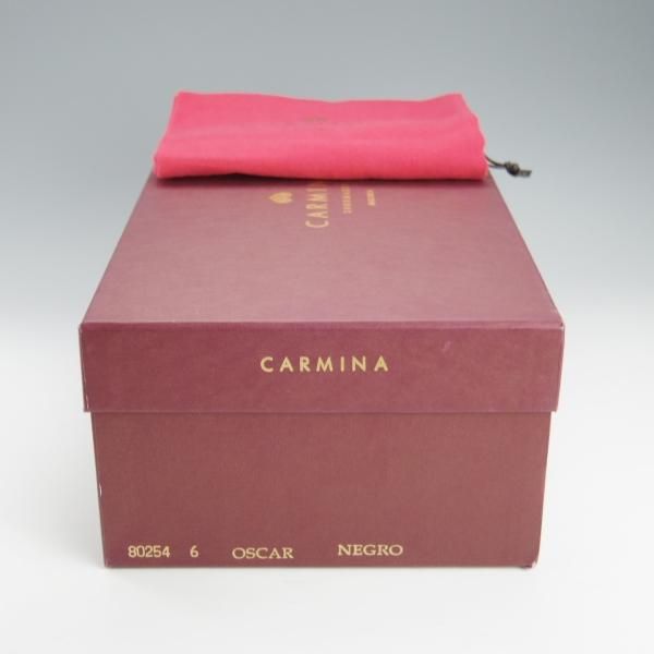 極美品★(スペイン製)CARMINA/カルミナ SIZE 6【モデル定価￥72,600-★フルブローグ/80254】OSCARラスト/カーフ/黒 /メンズ★h798