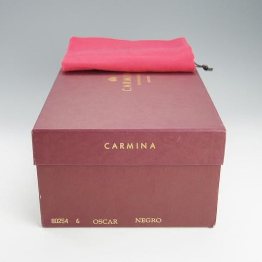 極美品★(スペイン製)CARMINA/カルミナ SIZE 6【モデル定価￥72,600-★フルブローグ/80254】OSCARラスト/カーフ/黒 /メンズ★h798