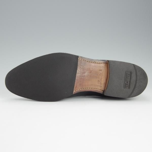 極美品★チャーチ 80E/UK8【旧チャーチ★ブックバインダーカーフ/84ラスト】LUDGATE/パンチドキャップトゥ/黒/メンズ/Church's★h799