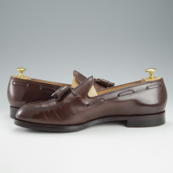 極上★クロケット&ジョーンズ 9E【定価￥86,900-★CAVENDISH 3/キャベンディッシュ3】タッセルローファー/濃茶/Crockett&Jones★h801