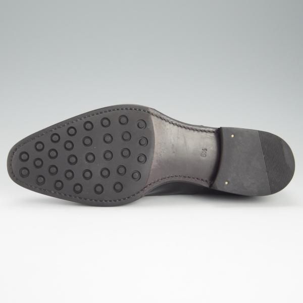 美品★ユニオンロイヤル SIZE 6.5【★パンチドキャップトゥ/UR303】カーフ/黒/メンズ/UNION ROYAL★h802