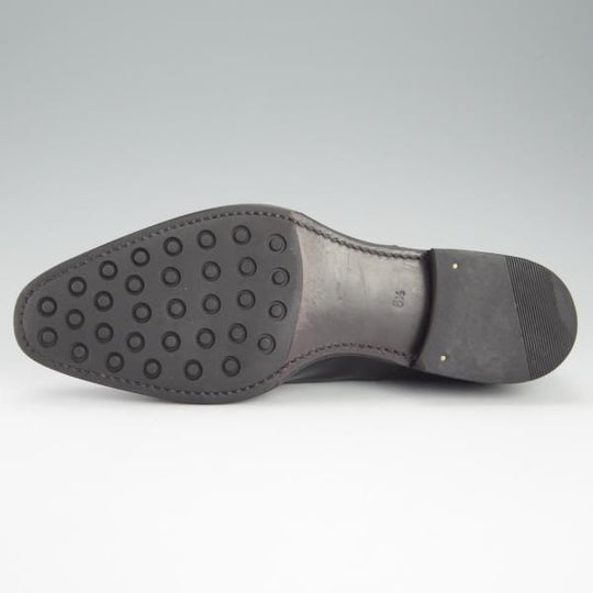 美品★ユニオンロイヤル SIZE 6.5【★パンチドキャップトゥ/UR303】カーフ/黒/メンズ/UNION ROYAL★h802