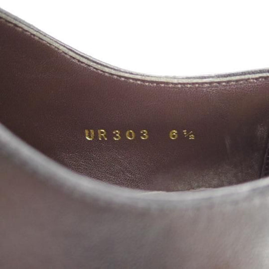 美品★ユニオンロイヤル SIZE 6.5【★パンチドキャップトゥ/UR303】カーフ/黒/メンズ/UNION ROYAL★h802