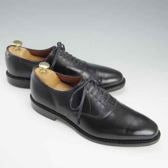 未使用★(米)アレンエドモンズ 7.5D【現行定価7.5万円程度★CARLYLE/プレーントゥ】カーフ/黒/メンズ/ALLEN EDMONDS★h804