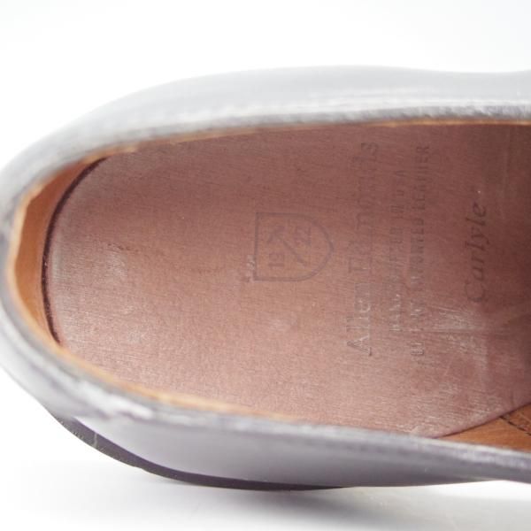 未使用★(米)アレンエドモンズ 7.5D【現行定価7.5万円程度★CARLYLE/プレーントゥ】カーフ/黒/メンズ/ALLEN EDMONDS★h804
