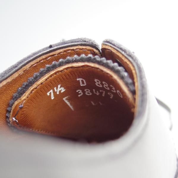未使用★(米)アレンエドモンズ 7.5D【現行定価7.5万円程度★CARLYLE/プレーントゥ】カーフ/黒/メンズ/ALLEN EDMONDS★h804