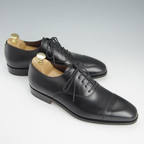 未使用★(スペイン製)CARMINA/カルミナ SIZE 6【定価￥72,600-★ストレートチップ/80386】RAINラスト/ボックスカーフ/黒/メンズ★h805