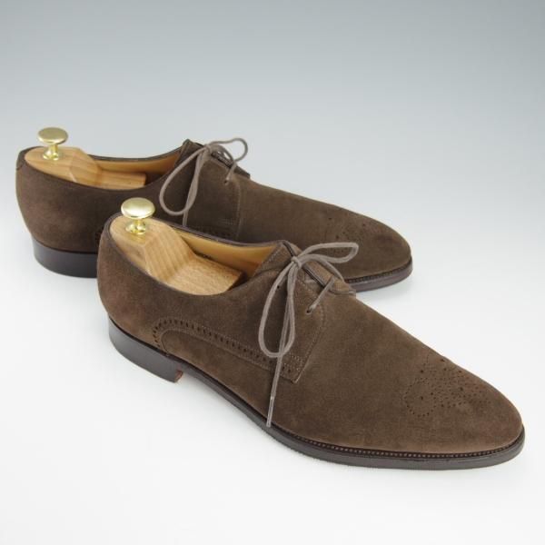 極上★ジョンロブ 8E【モデル定価￥168,000-★CHELMSFORD/2511ラスト/チェルムスフォード】スエード/濃茶/メンズ/JOHN LOBB★h806