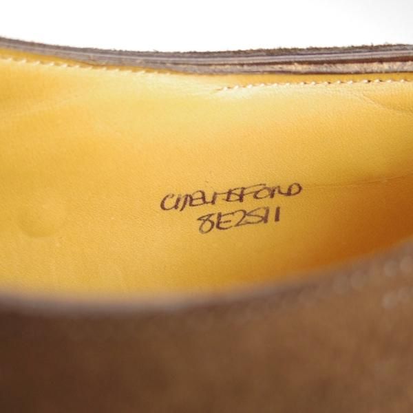 極上★ジョンロブ 8E【モデル定価￥168,000-★CHELMSFORD/2511ラスト/チェルムスフォード】スエード/濃茶/メンズ/JOHN LOBB★h806