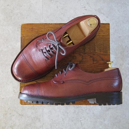 極美品★(英)チーニー 7F【定価￥81,400-★ヴェルトショーン製法/CAIRNGORM 2R/ケンゴン】ストレートチップ/赤茶/メンズ/CHEANEY★h811
