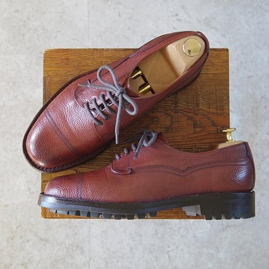 極美品★(英)チーニー 7F【定価￥81,400-★ヴェルトショーン製法/CAIRNGORM 2R/ケンゴン】ストレートチップ/赤茶/メンズ/CHEANEY★h811