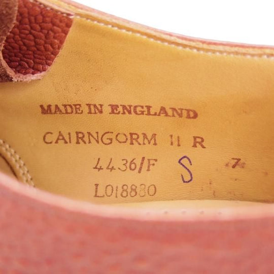 極美品★(英)チーニー 7F【定価￥81,400-★ヴェルトショーン製法/CAIRNGORM 2R/ケンゴン】ストレートチップ/赤茶/メンズ/CHEANEY★h811