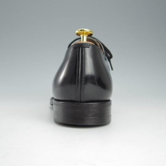 美品★チャーチ 75F/UK7.5【貴重★ブックバインダーカーフ/Barcroft】84ラスト/4都市ロゴ過渡期/パンチドキャップトゥ/黒/Church's★h812