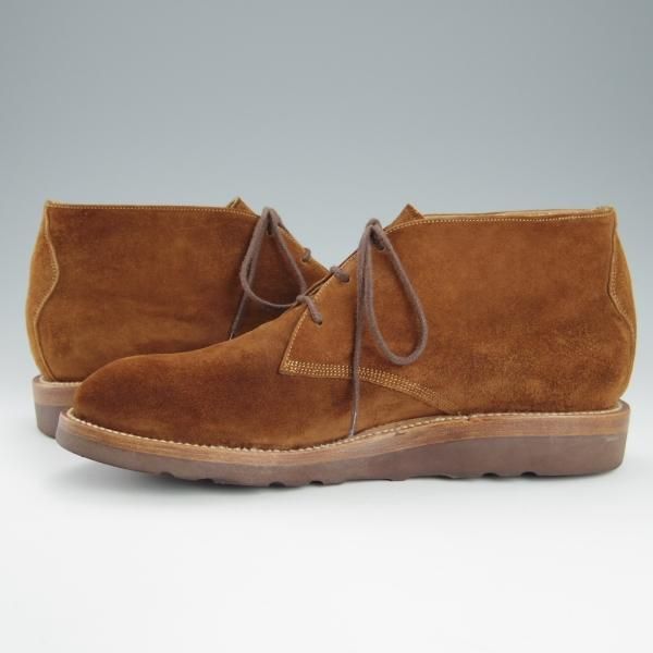 極上★(米)YUKETEN/ユケテン 7D【国内定価5万円以上★チャッカブーツ/スエード】茶/メンズ★h815