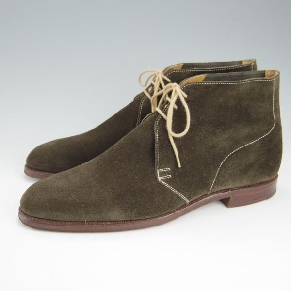 極上★クロケット&ジョーンズ 8D【定価￥72,600-★CHUKKA/チャッカ】200ラスト/スエード/チャッカブーツ/Crockett&Jones★h816