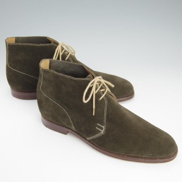 極上★クロケット&ジョーンズ 8D【定価￥72,600-★CHUKKA/チャッカ】200ラスト/スエード/チャッカブーツ/Crockett&Jones★h816