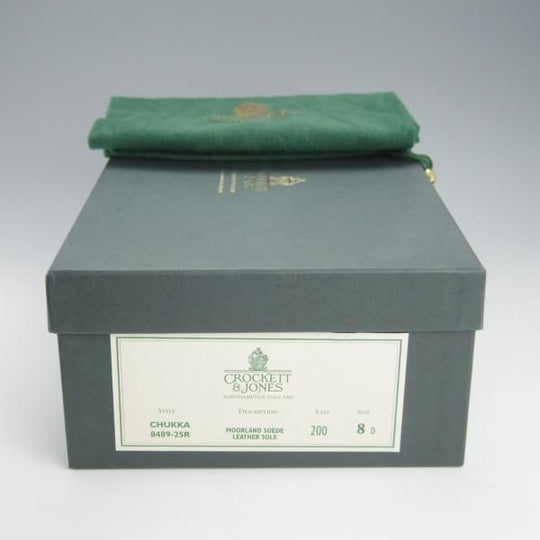 極上★クロケット&ジョーンズ 8D【定価￥72,600-★CHUKKA/チャッカ】200ラスト/スエード/チャッカブーツ/Crockett&Jones★h816