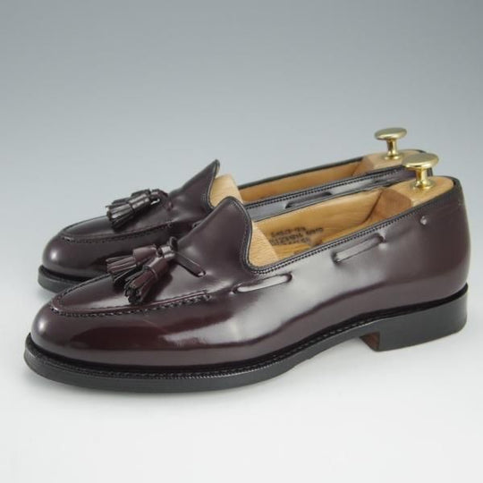 極上★チャーチ 65G/UK6.5【★KEATS 2/タッセルローファー/93ラスト】キーツ2/ポリッシュドバインダーカーフ/赤茶/メンズ/Church's★h817