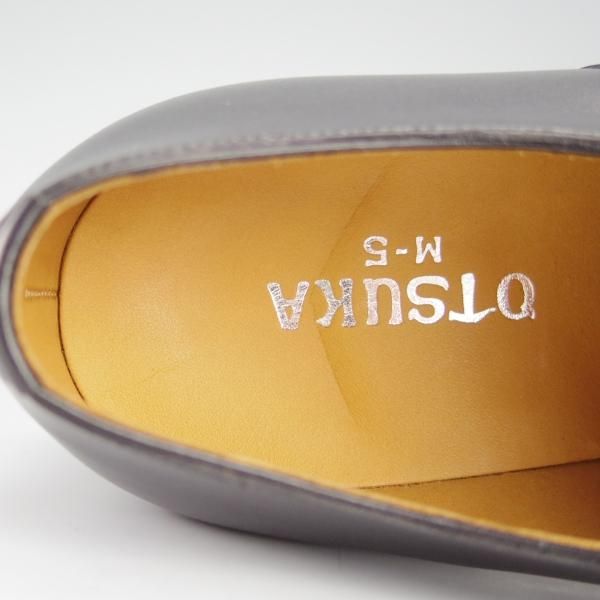 未使用★OTSUKA M-5/オーツカ 25.5EE【定価￥77,000-★完全受注生産品/純正シューツリー付き】M5-300/ストレートチップ/黒★h818