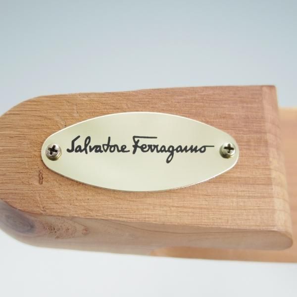極美品★サルヴァトーレ・フェラガモ Mサイズ【★純正シューツリー/(米)ウッドロア社製】木製シューキーパー/Salvatore Ferragamo★h821