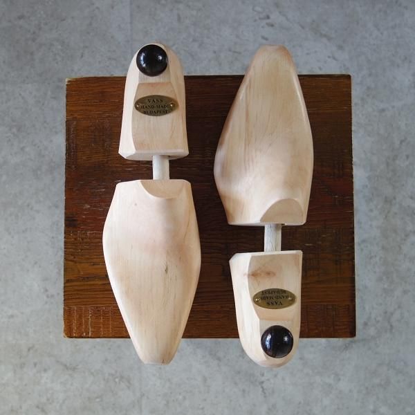 美品★(東欧)VASS/ヴァーシュ SIZE 41【貴重★純正シューツリー/Uラスト】ウゴリーニラスト/木製シューキーパー/メンズ★h827