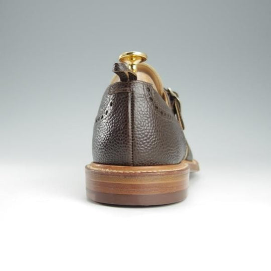 新品★クロケット&ジョーンズ UK7.5/US8D【貴重★ブラックフリース別注/ブルックスブラザーズ】コンビ/濃茶×薄茶/Crockett&Jones★h828