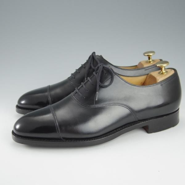 極上★ジョンロブ 6.5E【貴重★8695ラストのシティ/CITY】ストレートチップ/カーフ/黒/メンズ/JOHN LOBB★h830