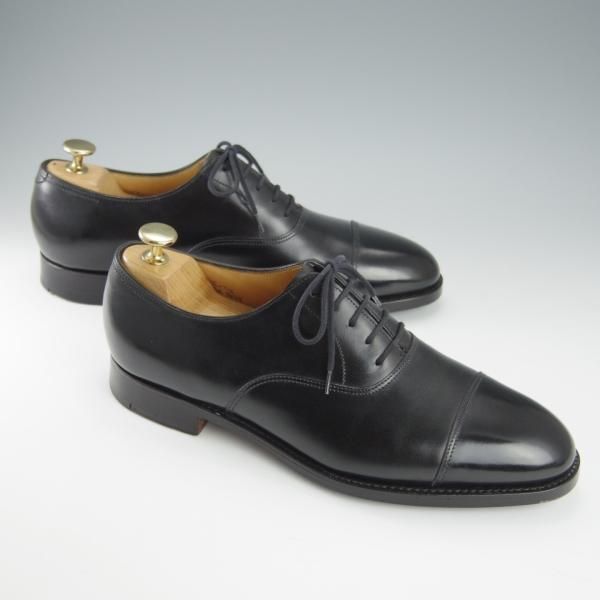 極上★ジョンロブ 6.5E【貴重★8695ラストのシティ/CITY】ストレートチップ/カーフ/黒/メンズ/JOHN LOBB★h830