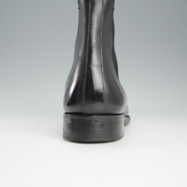 美品★(英)グレンソン製 6.5E【貴重★(仏)ラ・コルドヌリ・アングレーズ別注/LENNON】サイドゴアブーツ/カーフ/黒/メンズ/GRENSON★h831