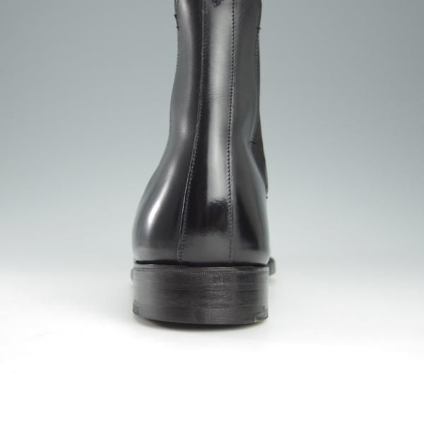 美品★(英)グレンソン製 6.5E【貴重★(仏)ラ・コルドヌリ・アングレーズ別注/LENNON】サイドゴアブーツ/カーフ/黒/メンズ/GRENSON★h831
