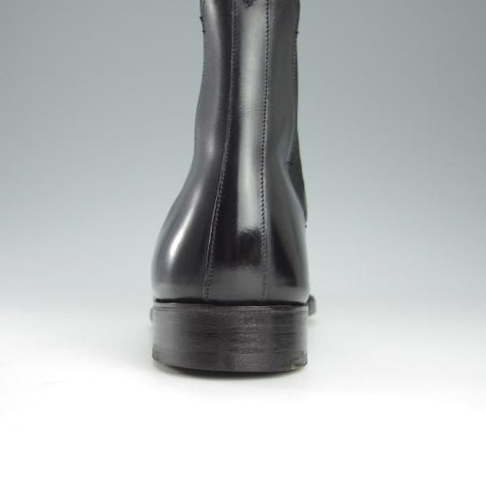 美品★(英)グレンソン製 6.5E【貴重★(仏)ラ・コルドヌリ・アングレーズ別注/LENNON】サイドゴアブーツ/カーフ/黒/メンズ/GRENSON★h831