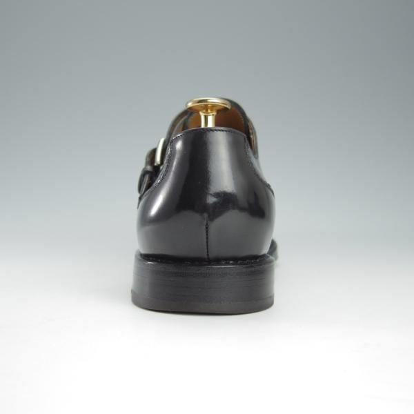 極上★(伊)サルヴァトーレ・フェラガモ 5.5EE【最上級★TRAMEZZAライン/トラメッザ】サイドモンク/黒/メンズ/Salvatore Ferragamo★h832