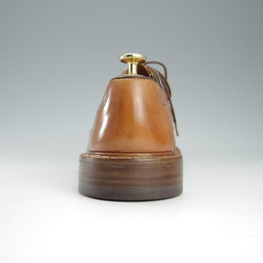 極上★トリッカーズ SIZE 7.5【貴重★プレーントゥ/6638】カントリーシューズ/カーフ/メンズ/茶/Tricker's★h834