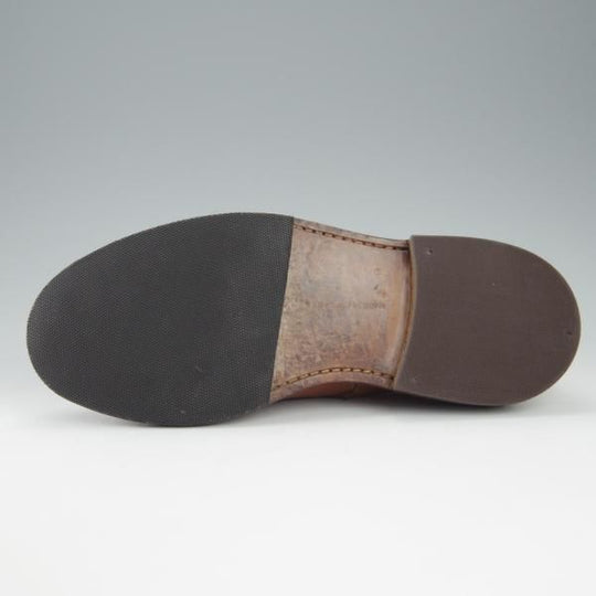 極上★トリッカーズ SIZE 7.5【貴重★プレーントゥ/6638】カントリーシューズ/カーフ/メンズ/茶/Tricker's★h834